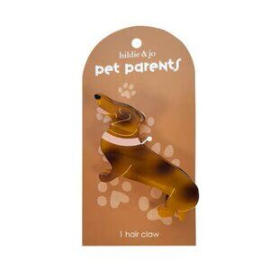 Hildie & Jo 3" Hot Dog Hair Claw Clip – Fun Novelty Hair Accessory